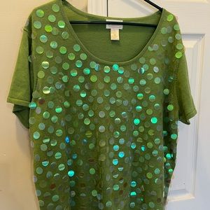 Sparkly and posh party sweater! 2x